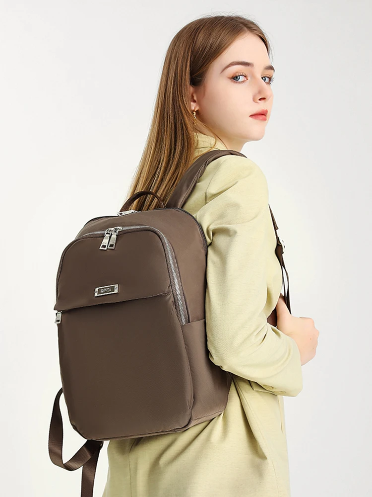 Zaino EPOL per donna 2023 nuova borsa per Computer Casual Oxford di grande capacità borse da viaggio in tela da viaggio all'aperto borse da scuola 6026-06