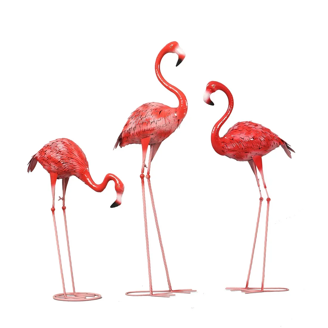 FOR Outdoor Garden Grass Decoration Simulation Solar Lights Flamingo Ornaments Garden Landscaping