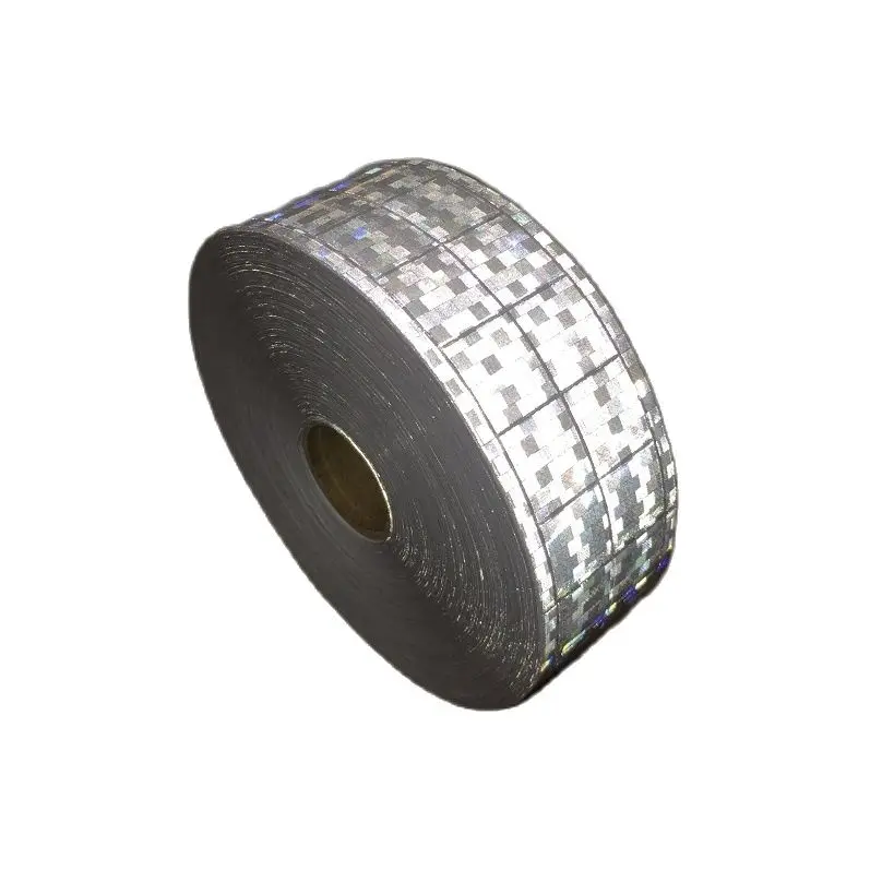 

Small Square Night Flashing Reflective PVC Tape, Warning Road Traffic Belt, DIY Clothing Material, 5cm * 50m