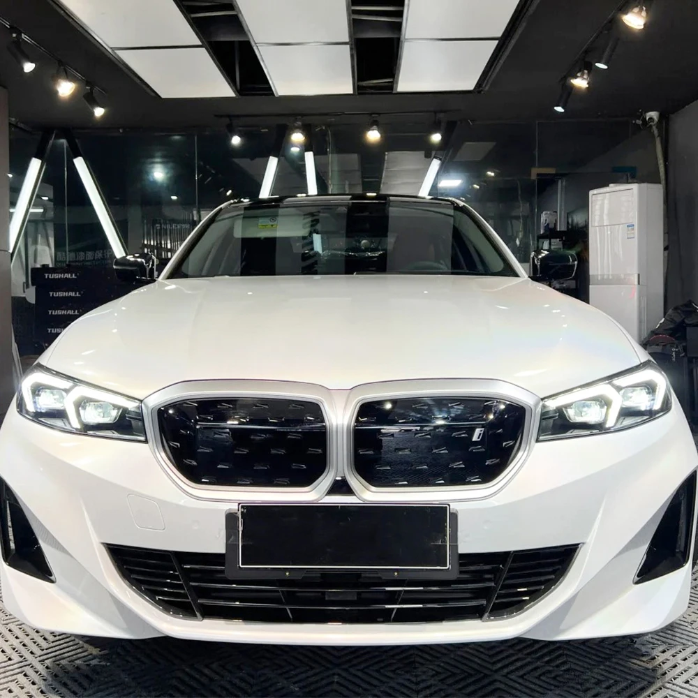 

5D Iridecence Laser White Car Wrap Stickers Color Change Vinyl Film PET Bubble Free Auto Self Adhesive Sticker Car Accessories