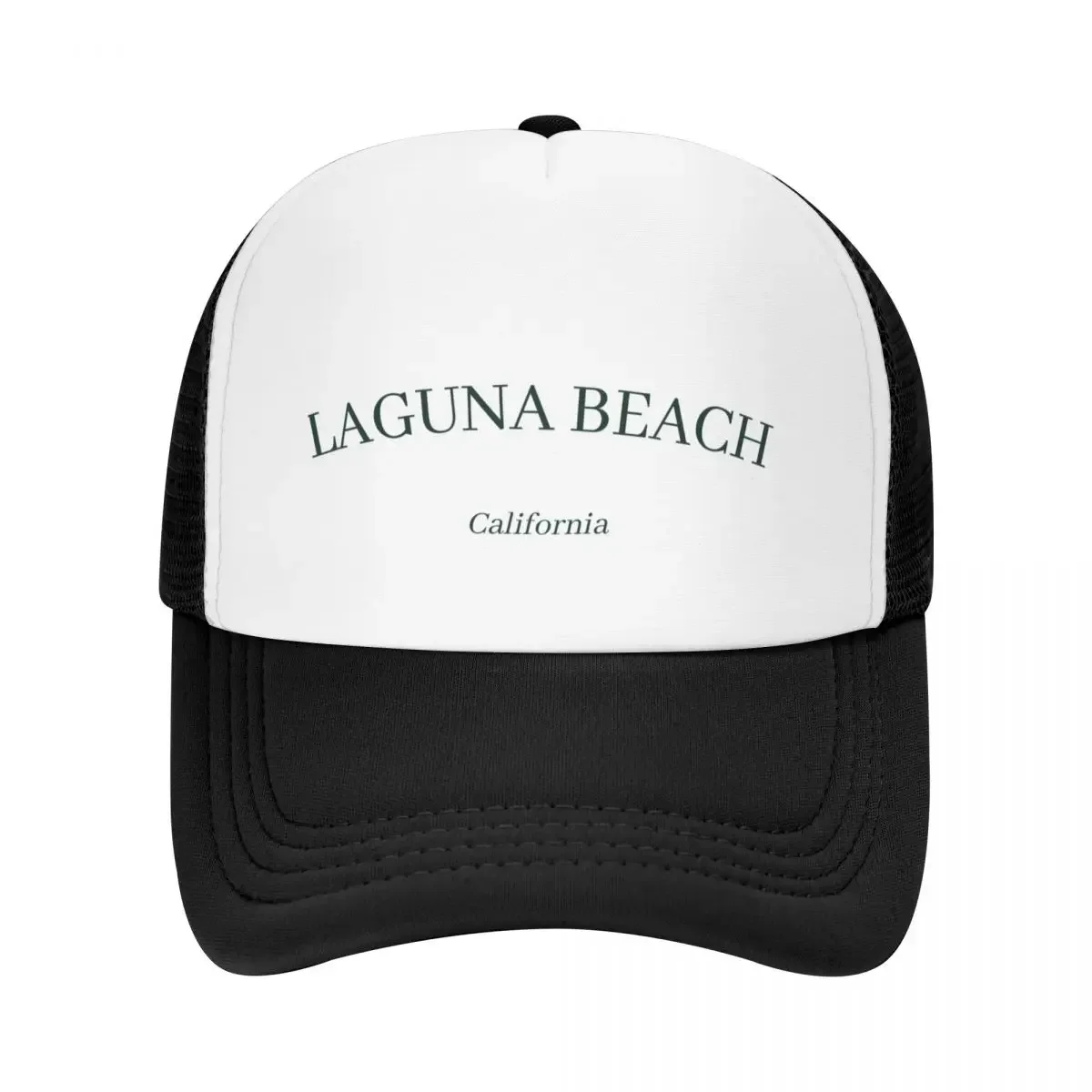 Laguna Beach California, Minimalist Design West Coast Hoodie Baseball Cap |-F-| Luxury Man Hat Gentleman Hat Boy Child Women's