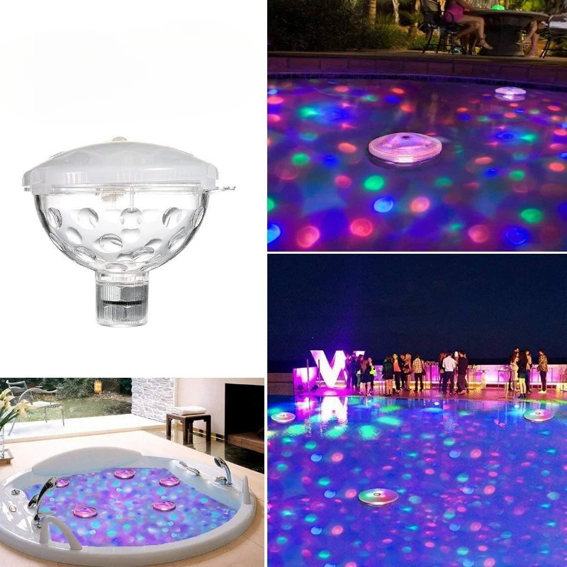 

LED Floating Underwater Light Without Batteries Light Glow Show Swimming Pool Disco Party Accessories Decoration Function Lamp