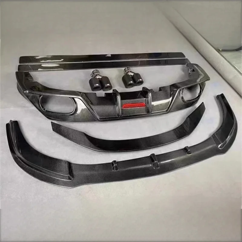 Hochwertiges Echtcarbon-Frontspoiler-Kit für Z4 G29 2019-2023, inklusive Heckspoiler und Seitenschweller