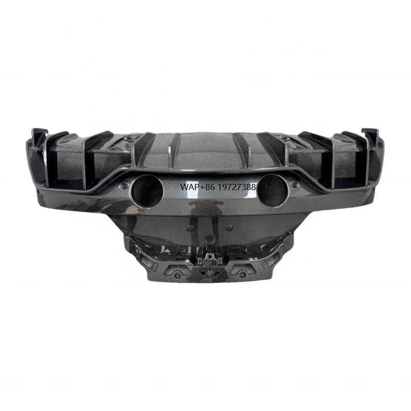For  MC20 Upgrade 7D Style Carbon Fiber Rear Diffuser Rear Bumper Lip for MC20 Body Kit