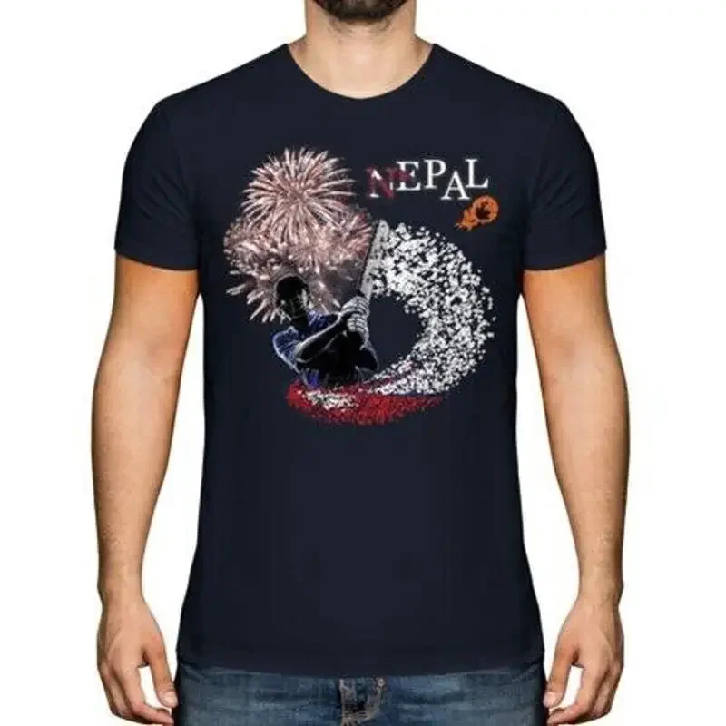 Nepal Kricketspieler Herren TShirt Geschenk Kricket Weltmeisterschaft