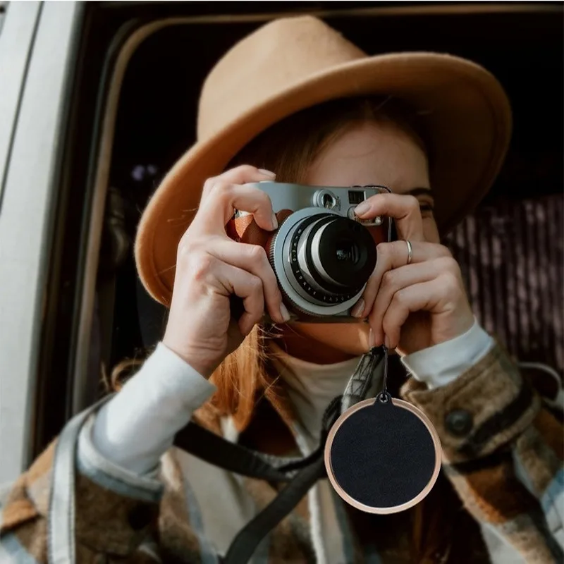 Lens Cap Sticker with Strap for Instax Mini 90 CBA08