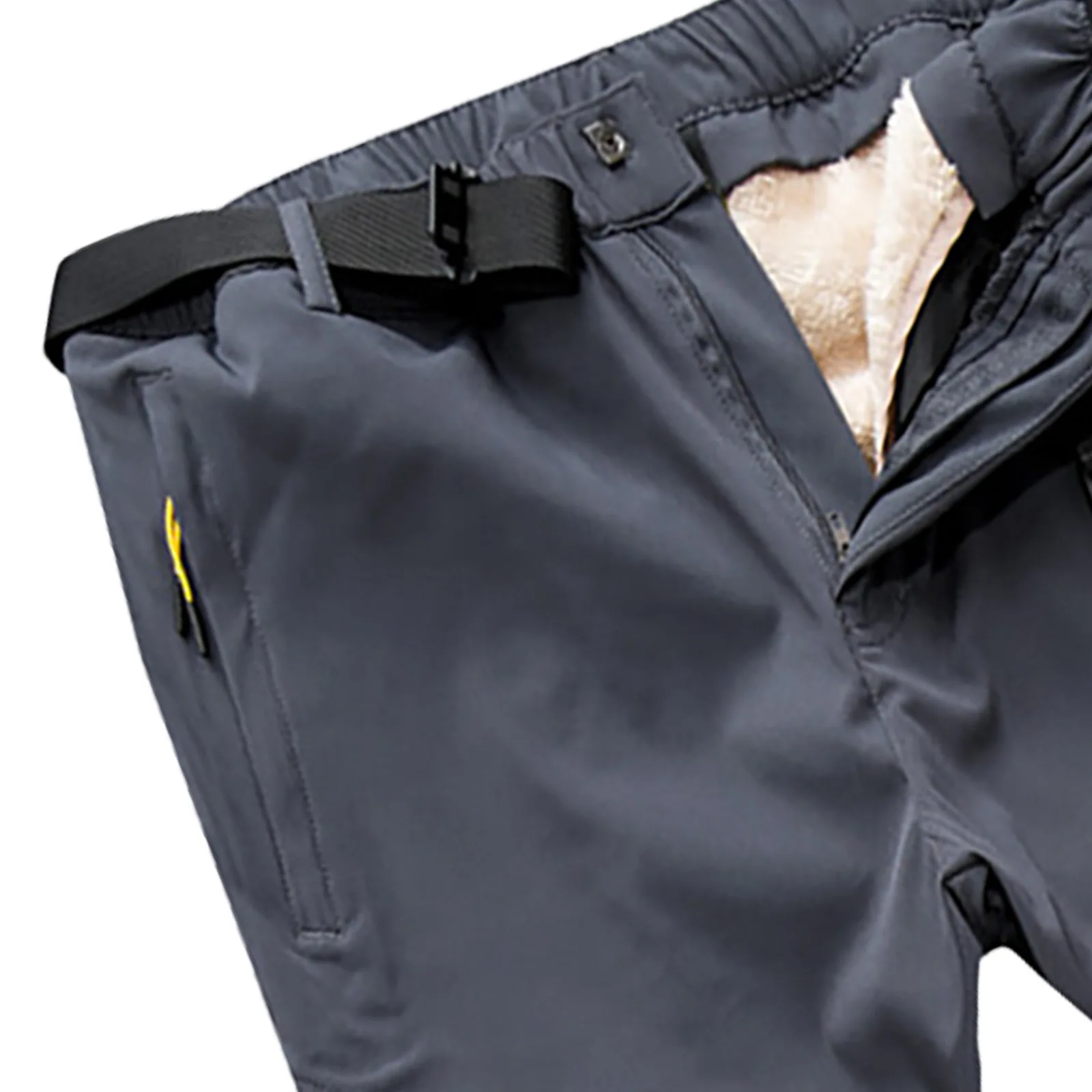 Herren Dicker Fleece-Gefütterter Taktischer Zweiteiler Winddicht Wasserdicht Warm Winter Reit- und Bergsteiger-Outdoor-Bekleidungsset für Männer – Detail 12