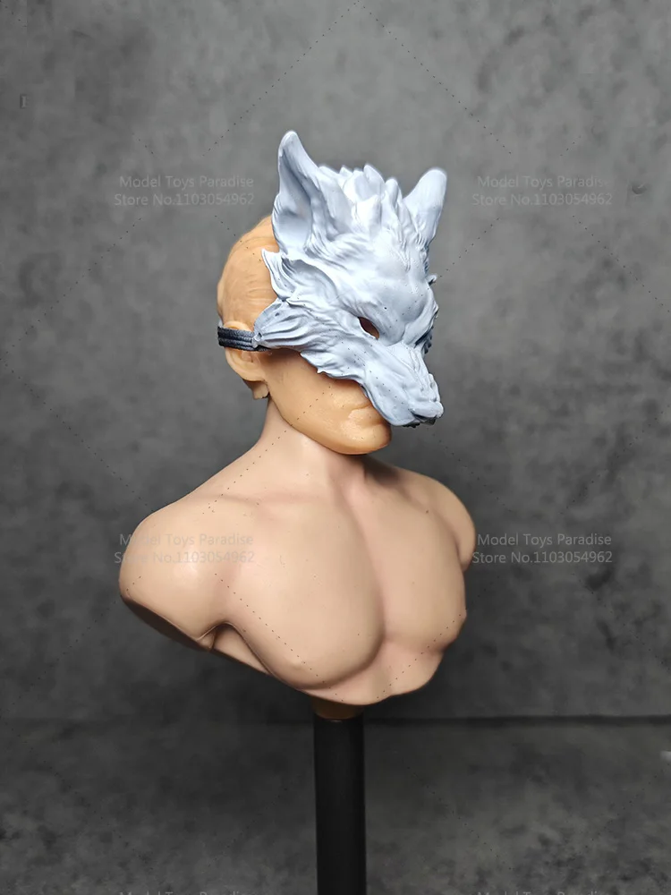 1/6 Schaal Soldaat Cosplay Weerwolf Helm Masker Model Accessoires Fit 12Inch Action Figure Body
