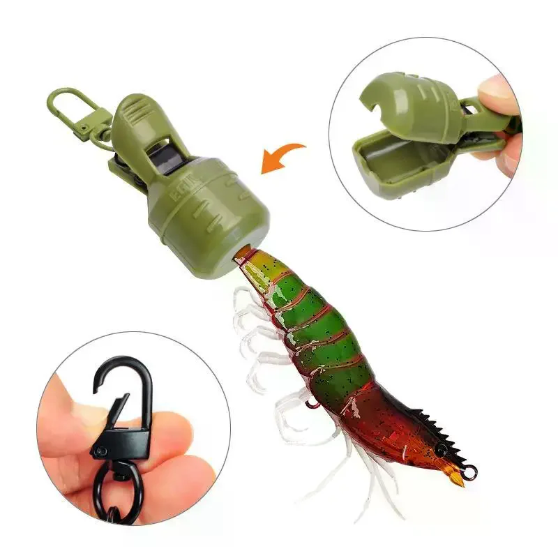 6Pcs/Kits Practical Webfoot Octopus Squid Jig With Carabiner Umbrella Cuttlefish Lure Cap Hooks Cover Fishing Accessories