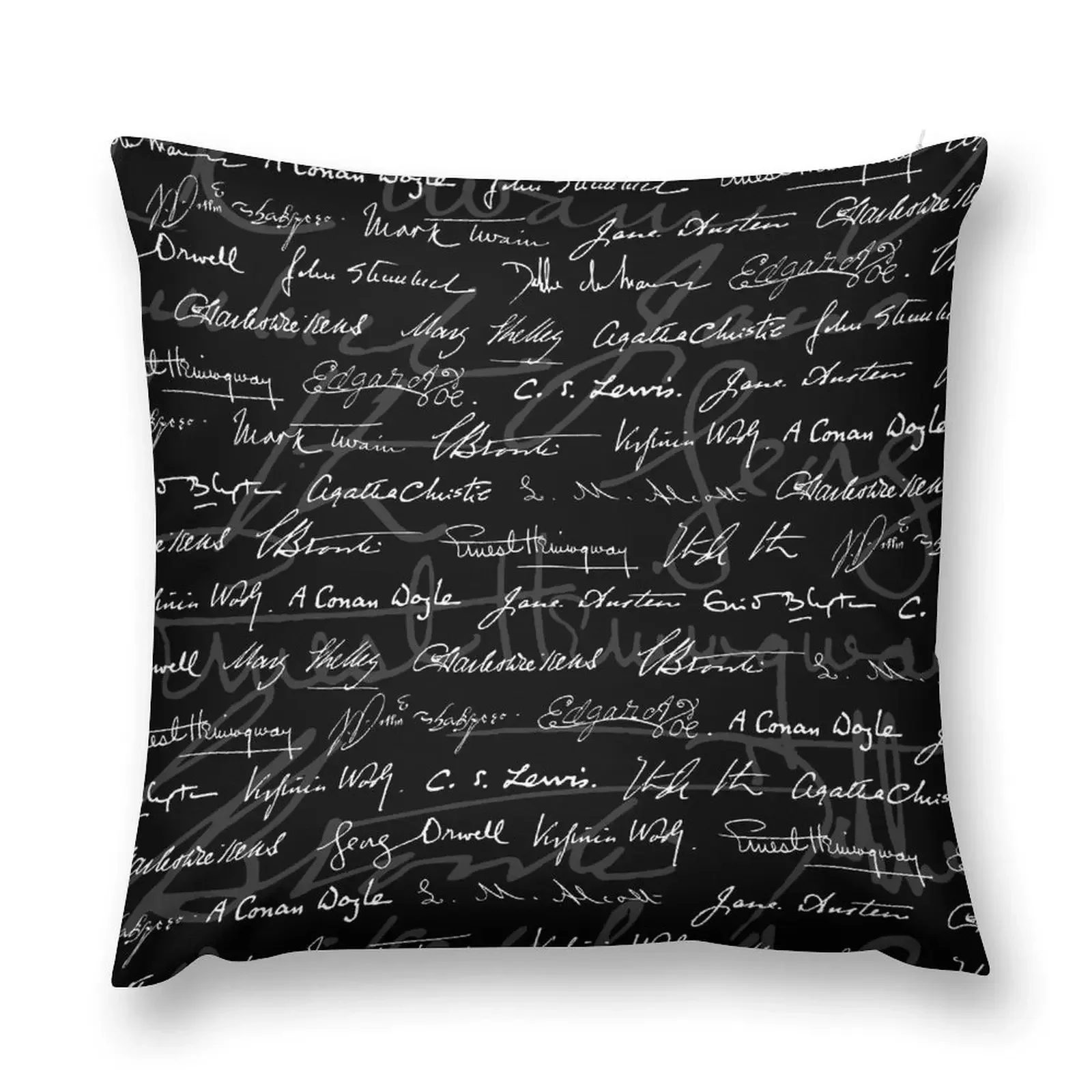 

Literary Giants Pattern Throw Pillow New year Sofa Covers For Living Room pillow