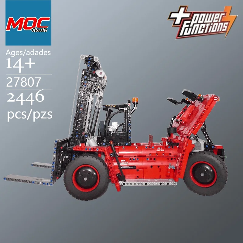 Custom MOC Heavy Forklift Technic Model  2446PCS- Trendy Educational Toys - Casual Building Game Toys - Top Choice Holiday gifts