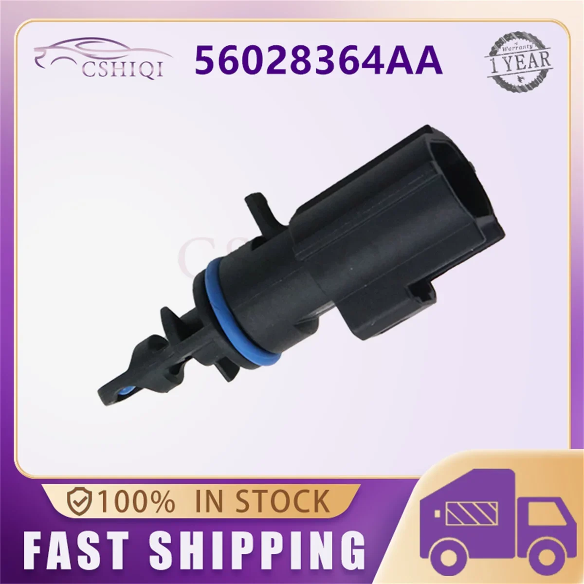 

56028364AA Air Intake Temperature Sensor For Dodge Challenger Journey Ram 1500 Chrysler 200 Sebring Jeep Wrangler Mitsubishi