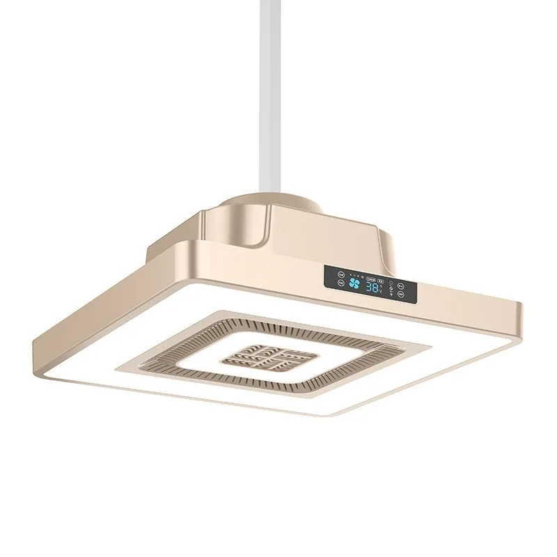 Chess room smoking lamp, straight air purifier mahjong machine lamp, library table smoking exhaust lamp