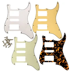 Guitar Pickguard For US 11Screw Holes Strat With Floyd Rose Tremolo Bridge PAF Humbucker Single HSH Scratch Plate No Switch Hole