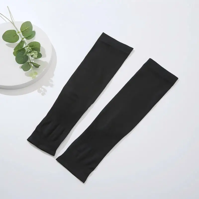 1 Pair Increase Sun Protection Ice Sleeves Long Ice Silk Sleeves Arm Protection UV Protection Cool and Refreshing Feeling