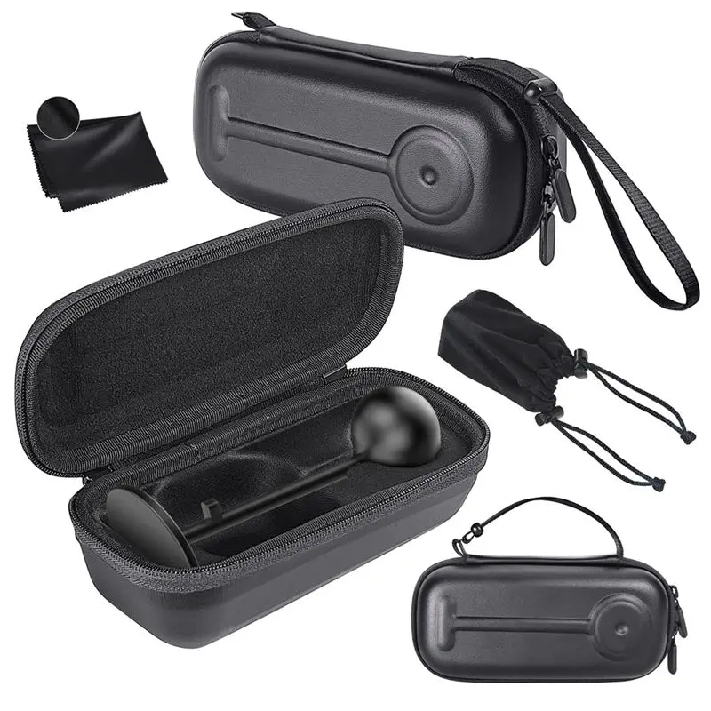 Classic-Ipega PU Scratch-Proof Camera Storage Bag JYS-NS2316 For Switch 2, Durable Handle,Privacy Pouch& Lens Cloth Included