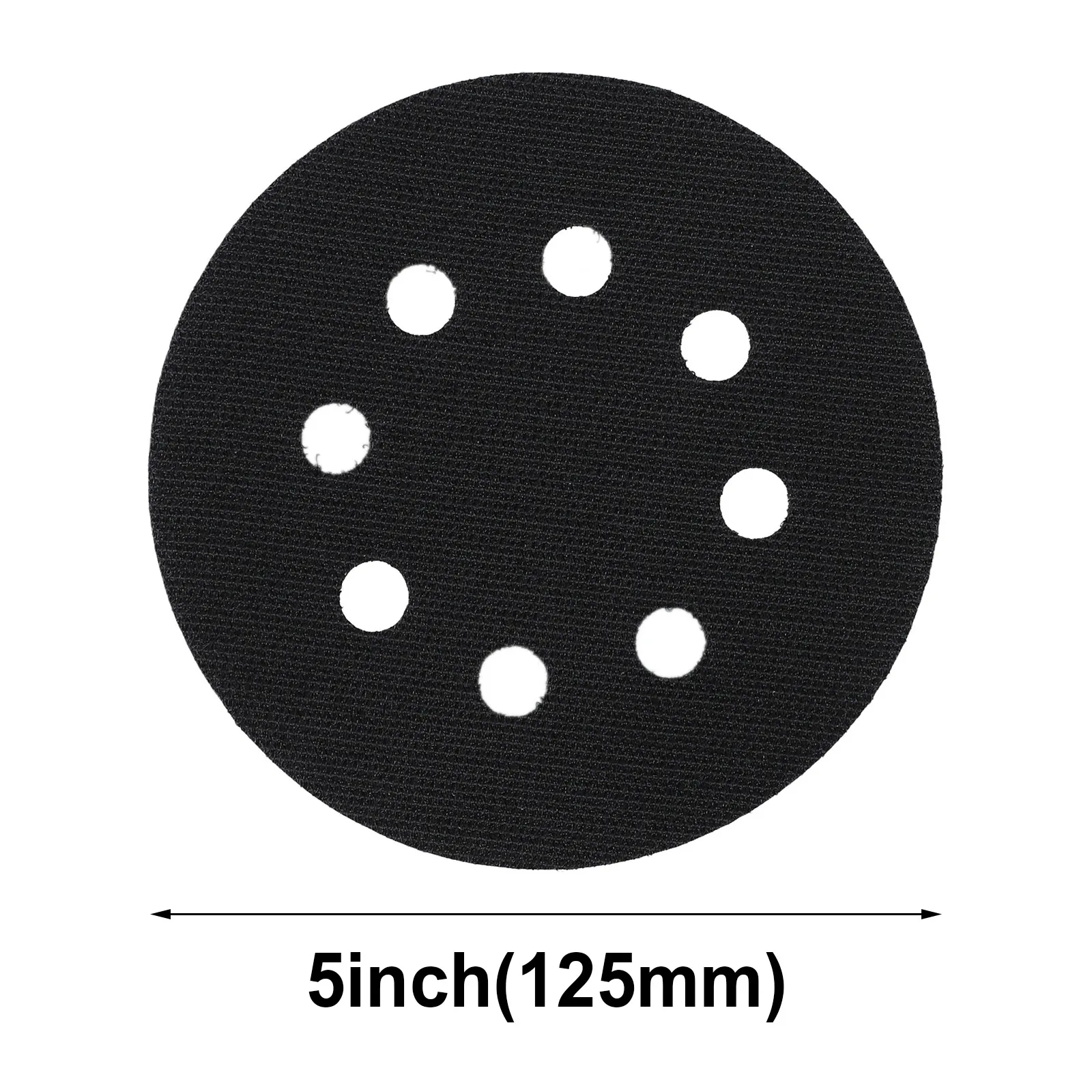 1pc 5 pollici 125mm 8 fori interfaccia pad protezione ultrasottile per tamponi abrasivi e dischi abrasivi con gancio e anello spugna sottile