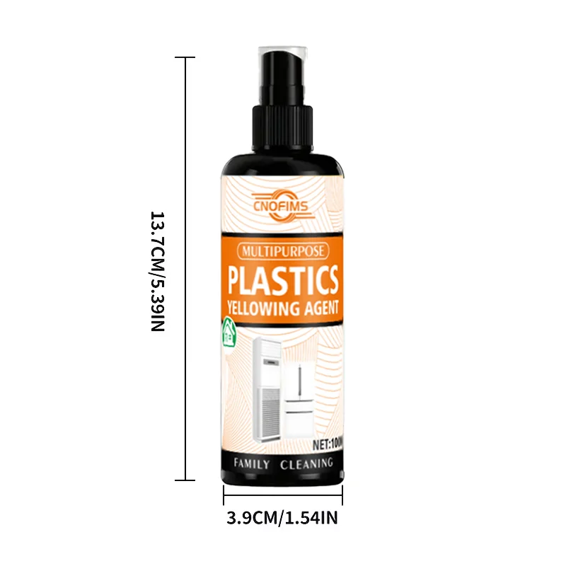 مرمم اصفرار المطاط البلاستيكي: يزيل الأكسدة على الفور - التيار المتناوب، داخلي السيارة/الأثاث، رذاذ الإصلاح المتوافق