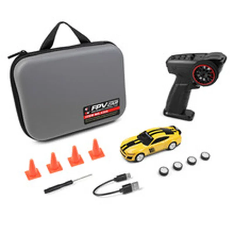 K4308 Ferngesteuertes Auto 1:43 Coole Beleuchtung Elektrischer Allradantrieb Drift-Rennwagen Sportwagenmodell gibt Jungen als Geschenk