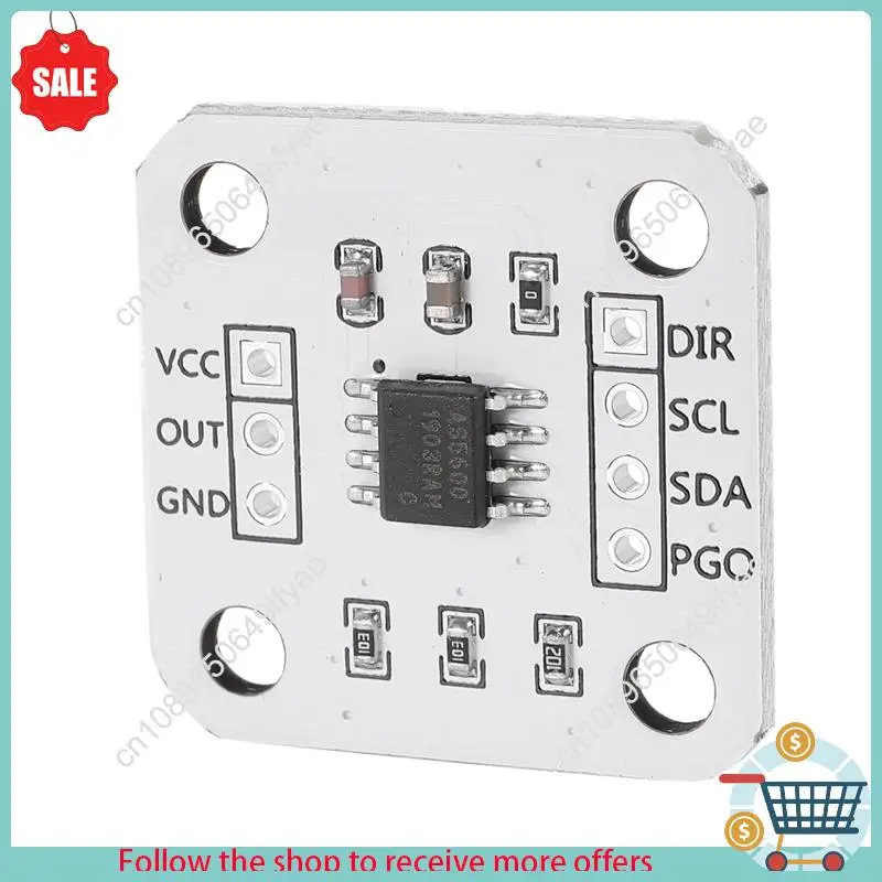 Y67A-4 Buah AS5600 Modul Sensor Pengukuran Sudut Induksi Magnetik Encoder Magnetik 12Bit Presisi Tinggi