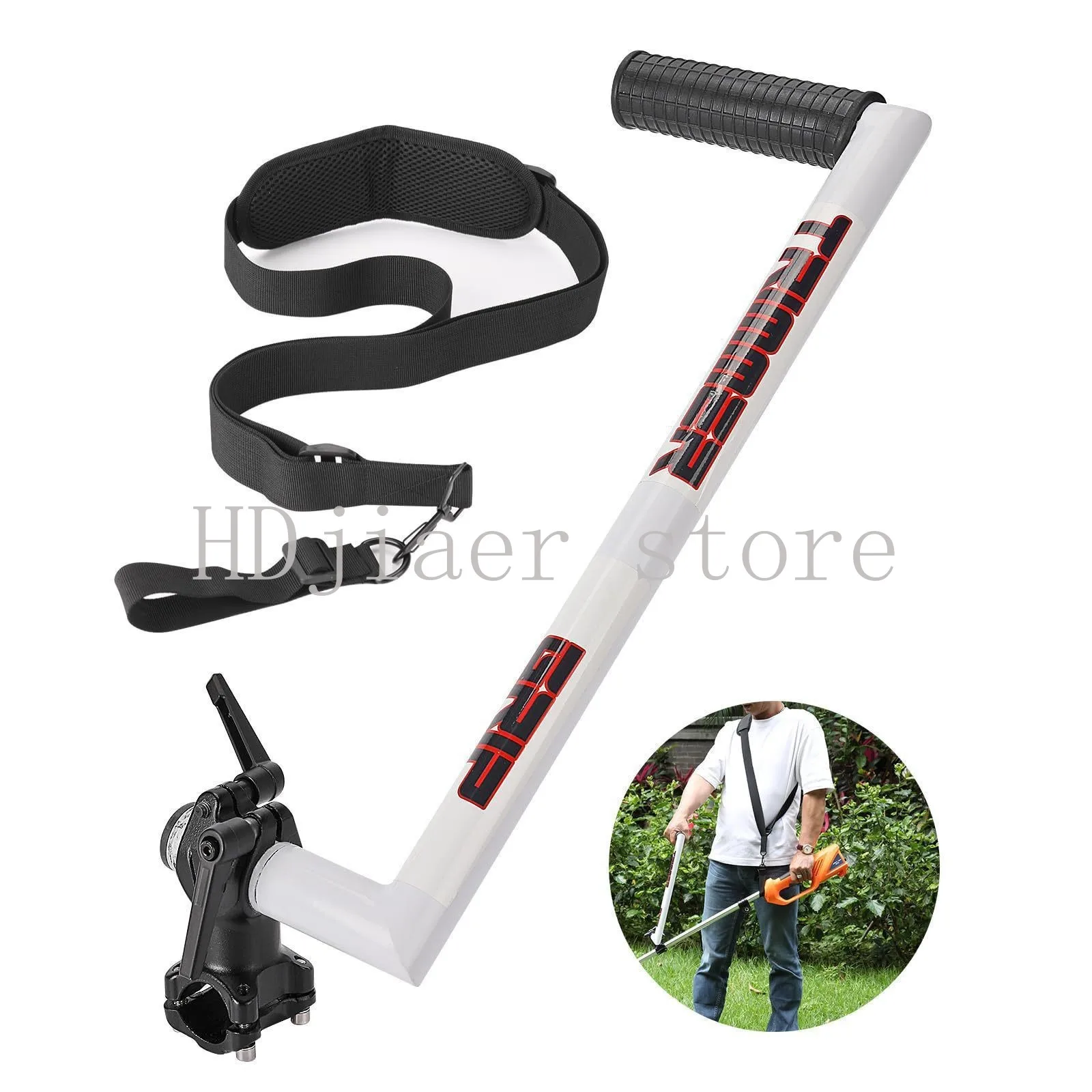 

Ergonomic Handheld String Trimmer with Shoulder Strap – Lightweight Weed Trimmer for Garden & Lawn Maintenance