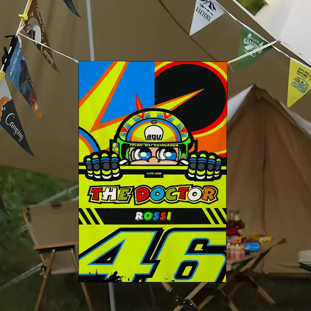 Gardien v-valentino r-ossis 46 drapeau pour salon maison dortoir décor Art maison fête pique-nique décor bannière
