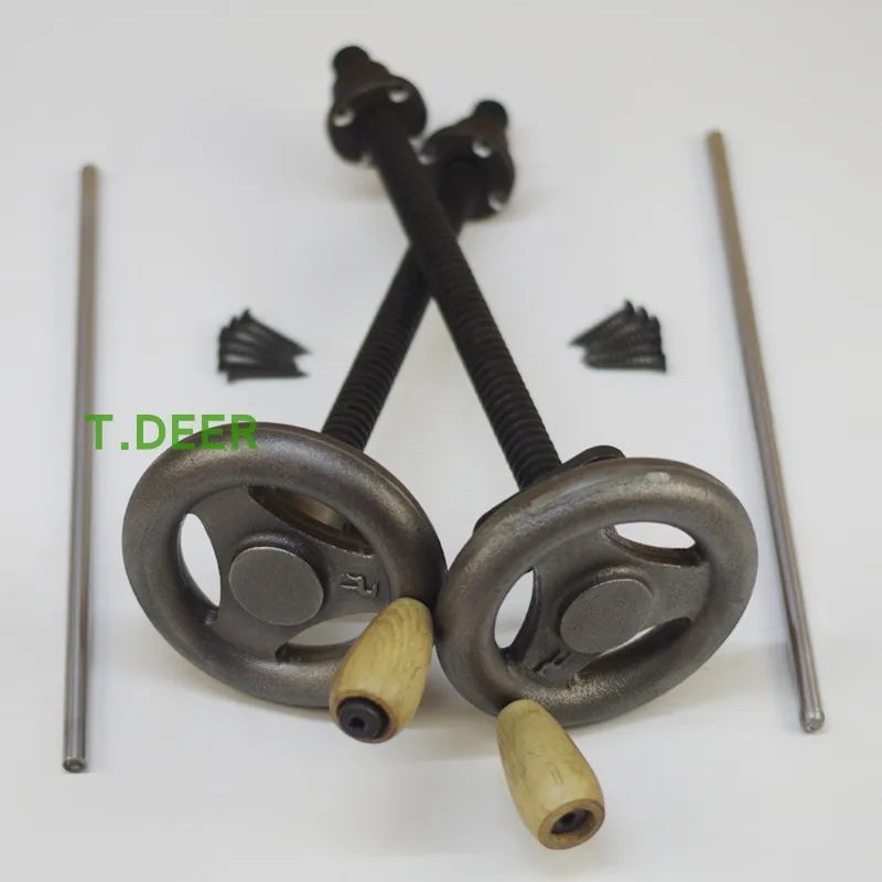 

Аппаратное обеспечение для тисков Moxon, набор оборудования для двухосевых настольных тисков T.DEER HDW-3020-YD с регулируемой осью для верстальных тисков