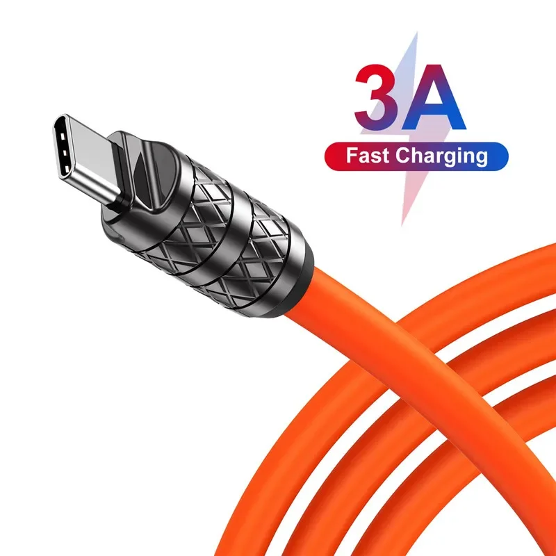 

3A Fast Charging USB Type C Cable For S21 S22 A52 Huawei Honor Xiaomi Redmi Realme USB C Charger Data Cord