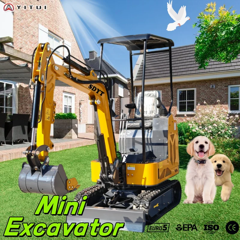 

Китайский заводской мини-экскаватор, индивидуальный высококачественный дизельный двигатель Ce Epa Euro 5, 1,5 тонны, мини-экскаватор