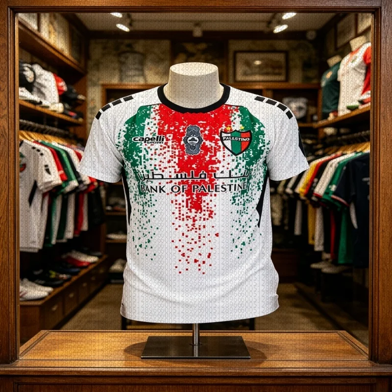 2026 Neuerscheinung Club Deportivo Palestino Auswärts-Fußballtrikot für Herren Geeignet für Alltag und Training Lässiges Oberteil für Eltern und Kinder – Detail 2
