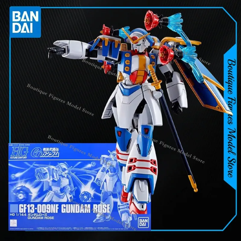 

Bandai Original Genuine HG 1/144 GF13-009NF GUNDAM ROSE Action Anime Figures Toys Boys Girls Kids Gift Assembly Model Ornaments
