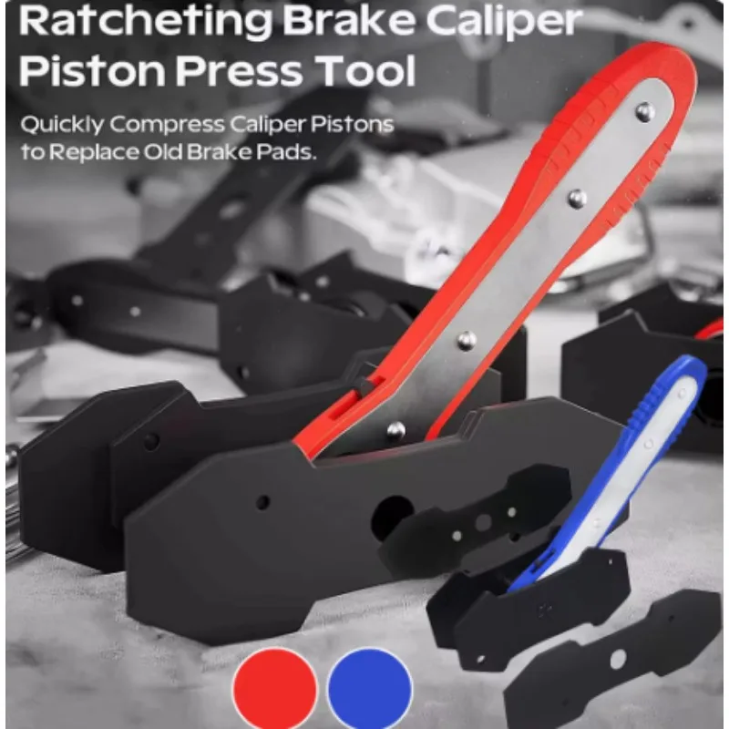 Caliper Spreader Tool Car Ratchet Brake Piston Single Twin Quad Pistons Install Tool Press Brake Caliper Wrench Tool Accessory