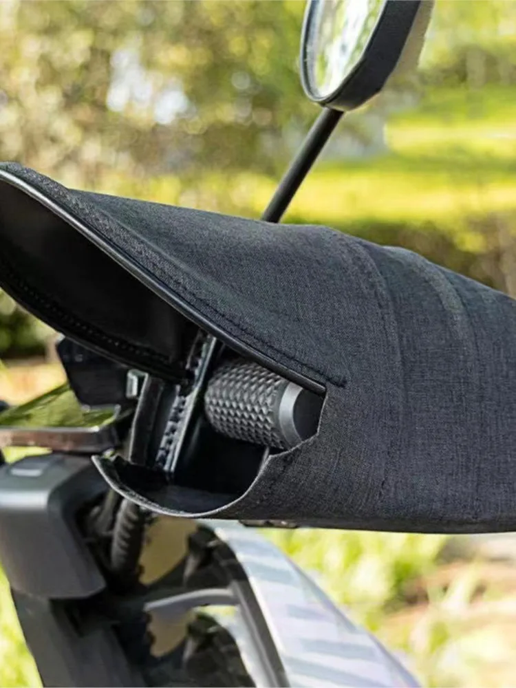 AliExpress Motorcycles Handlebar Gloves For E-bike Motorcycles Outdoors Sun Protection Windproof Waterproof Handlebar Cover Accessories