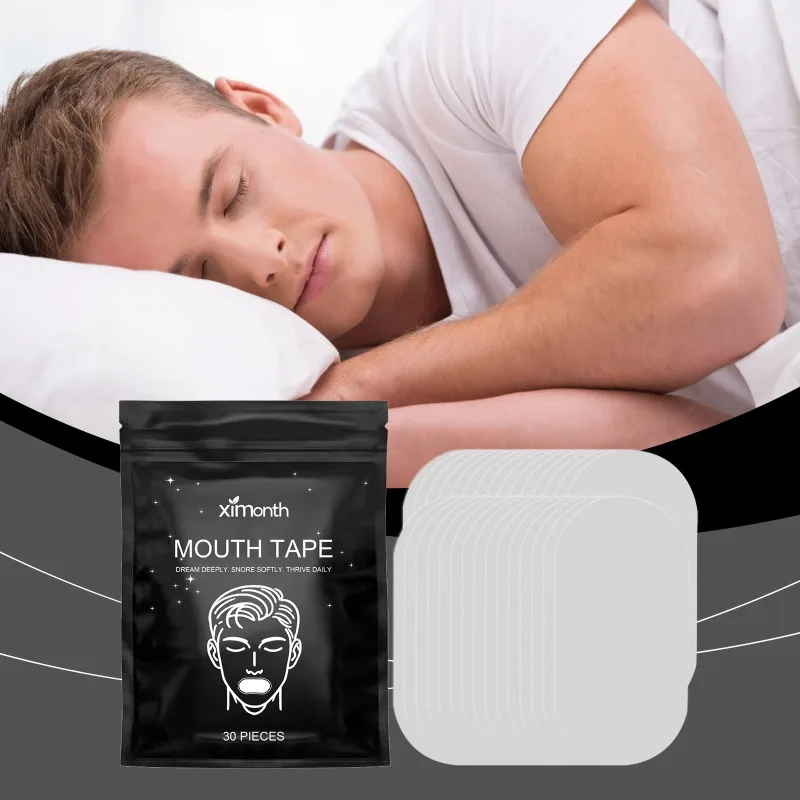 30Pcs Anti-snoring Patch Gentle Less Mouth Seal Tape Stop Snore Physical Ventilation Anti-snoring Night Comfortable Sleep Patch