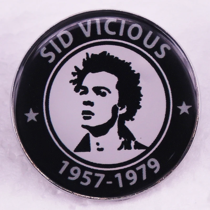 English Musician Singer Enamel Pin Brooch Metal Badge Jewelry Fans Gifts