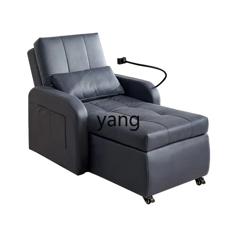 

lmm New electric single sofa recliner leave-in fabric lazy sofa bed princess chair