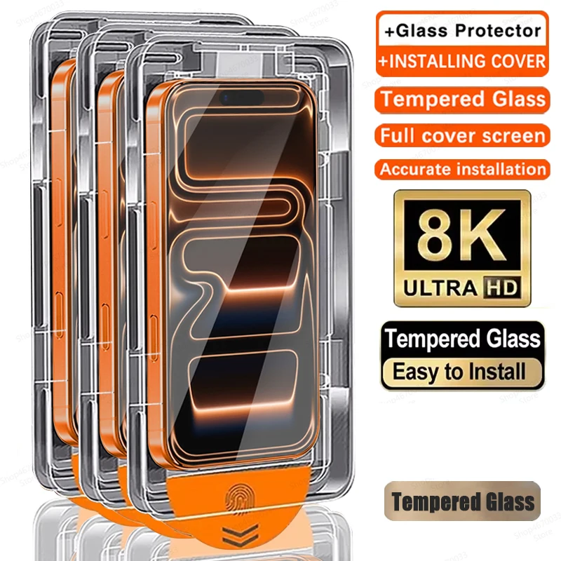 Auto-Dust Removal Kit Dust Free Easy Install Tempered Glass Film for Poco M6 M5S M7 Plus M4 M5 M8 M3 Pro 5G 4G Screen Protector