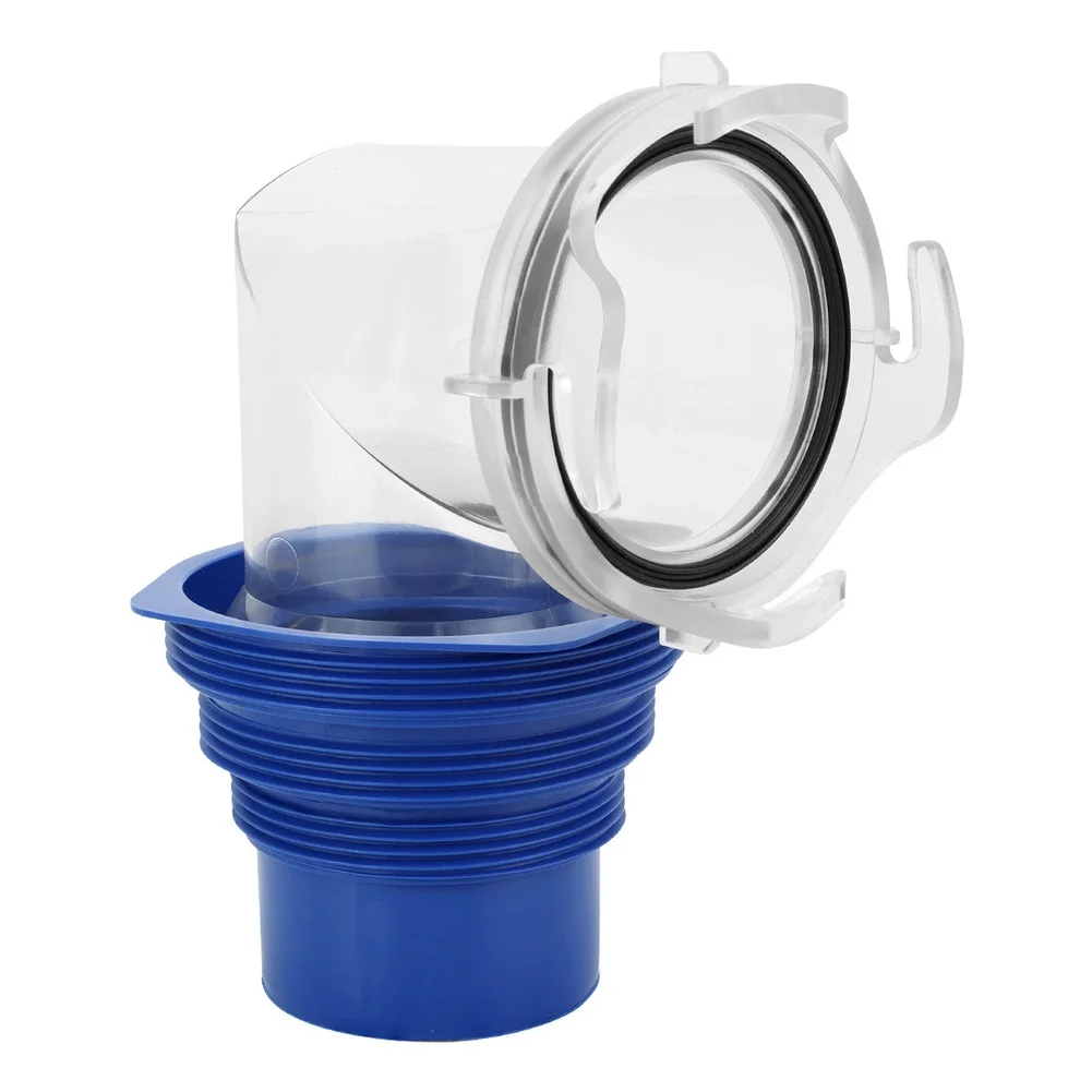 4-in-1 Adapter RV Sewer Fitting Transparent Design Thermoplastic Rubber PVC Construction Leak-proof Connection For RVs