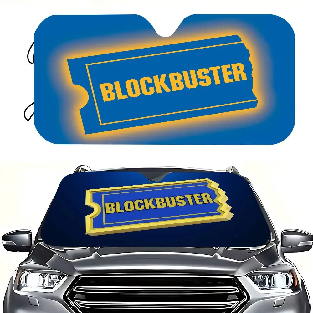 

B-Blockbuster Summer Car Sunshade Front Windshield Sunshade Sunblock Thermal Insulation Sunshade Umbrella Retractable