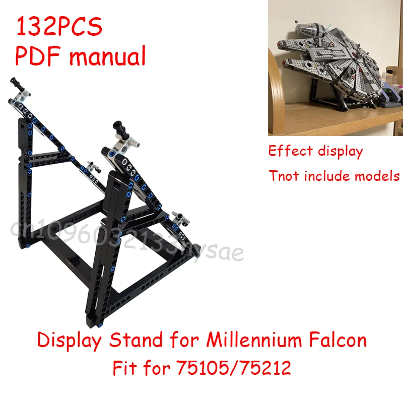 MOC Display Stand geschikt voor 75105 75155 75156 75192 75212 75243 75244 75249 75256 75257 75273 75292 75300 75301 Model Speelgoed Tonen