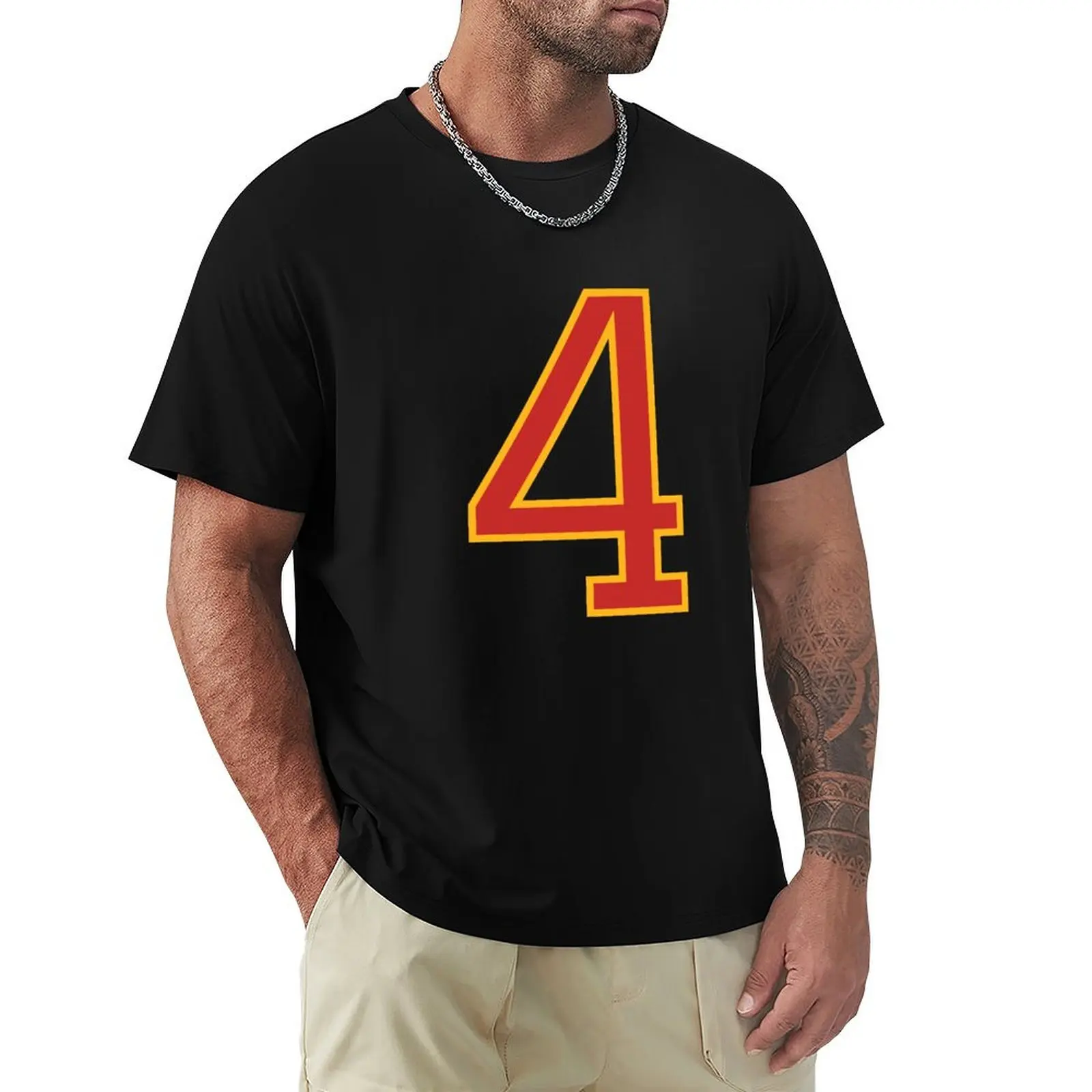 

Rashee Rice KC Number 4 JERSEY-1 T-Shirt Comfortable Work Wear Tee
