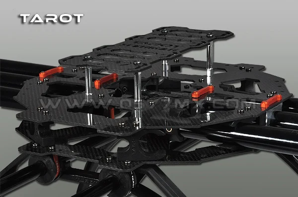 Tarot FY680 6-axis Foldable Hexacopter Folding Frame Kit Set TL68B02 - Aluminum Tube Version