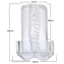 Accessories Vagina For Penis Pump Extender Enlargement Vacuum Pumps Trainer Ring Replacement Sealed Sleeve Male Masturbator