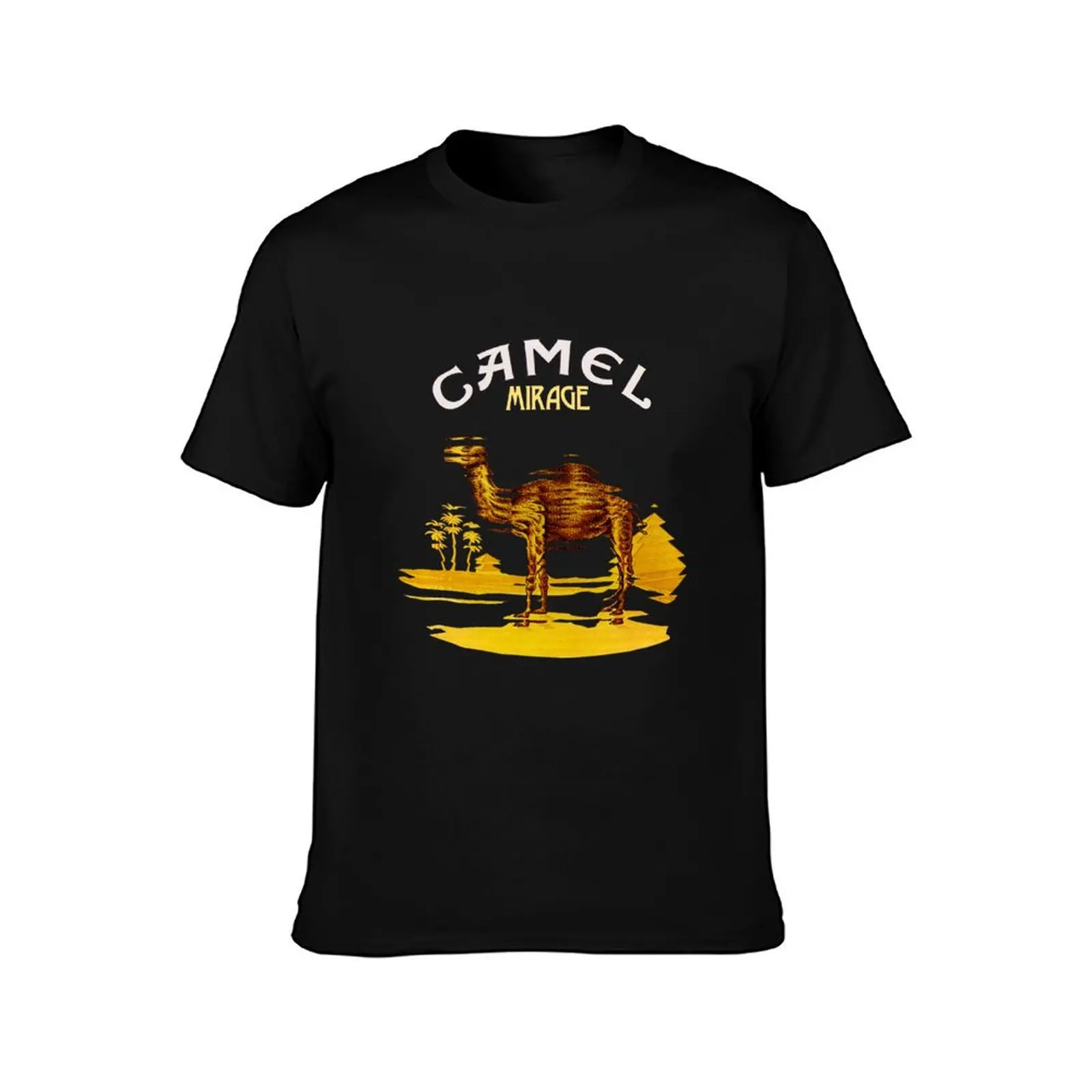 Camel T-Shirt Work Basic Short Sleeve Top T-Shirt