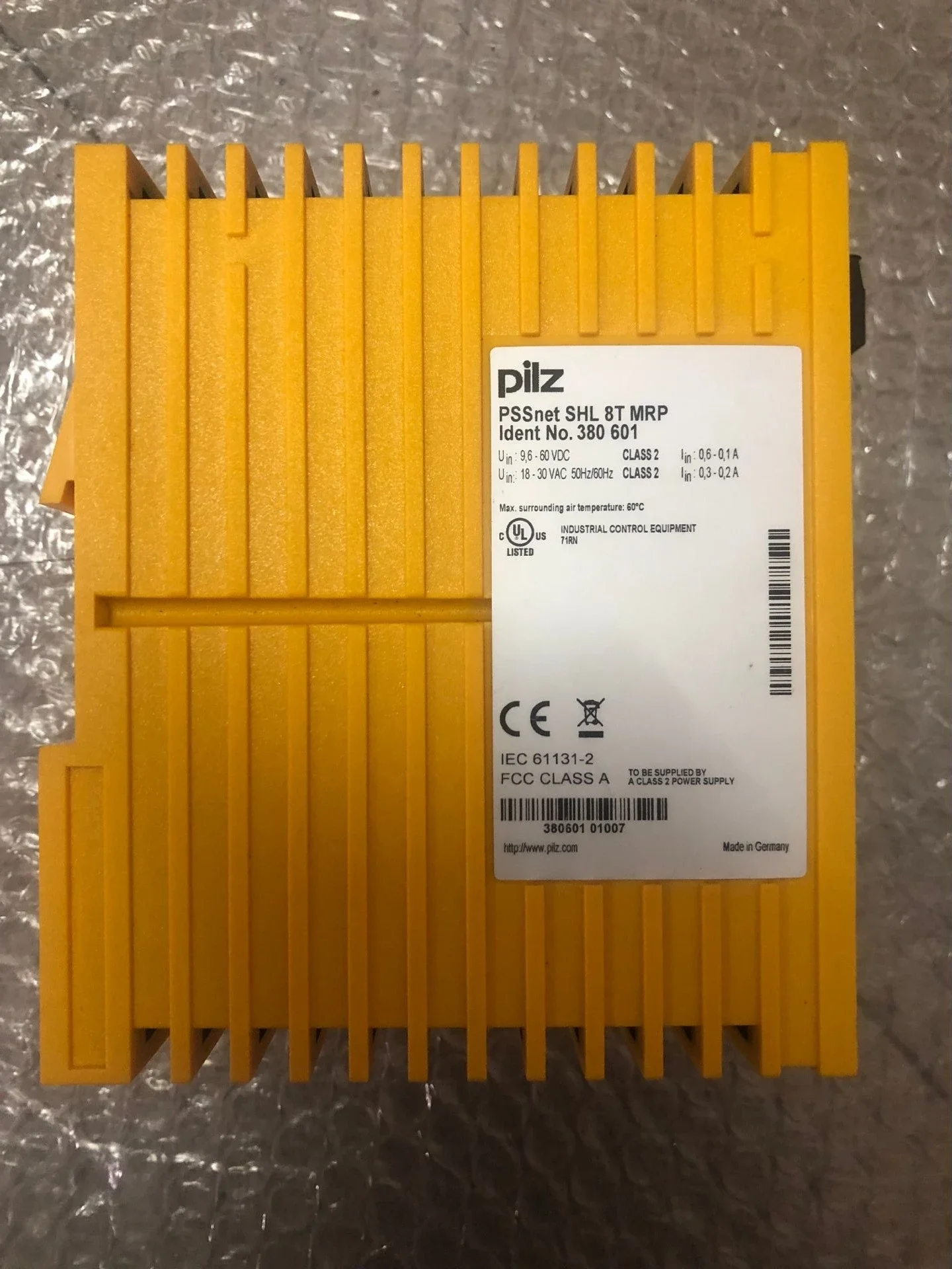 Pilz Network Switch Module PSSnet SHL 8T MRP Original Stock