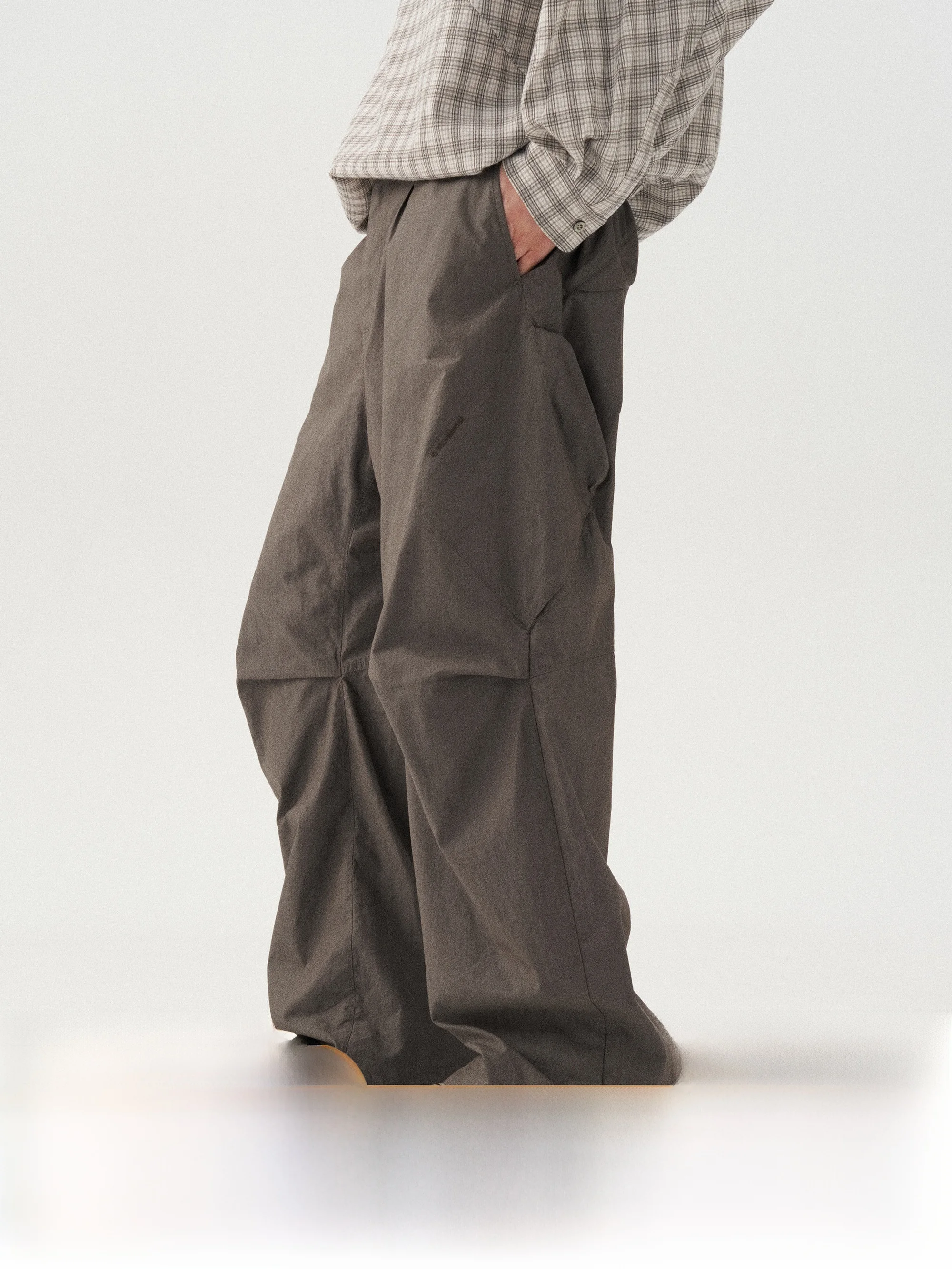 

Monterest Vintage Fermentation Texture Loose 3D Tailoring Silhouette Workwear ket Casual Pants Straight Leg Cotton Youth S...