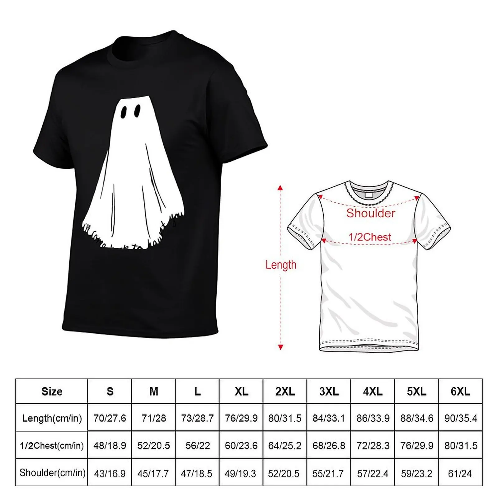Haunt T-Shirt Basic Lightweight Short Sleeve Tee