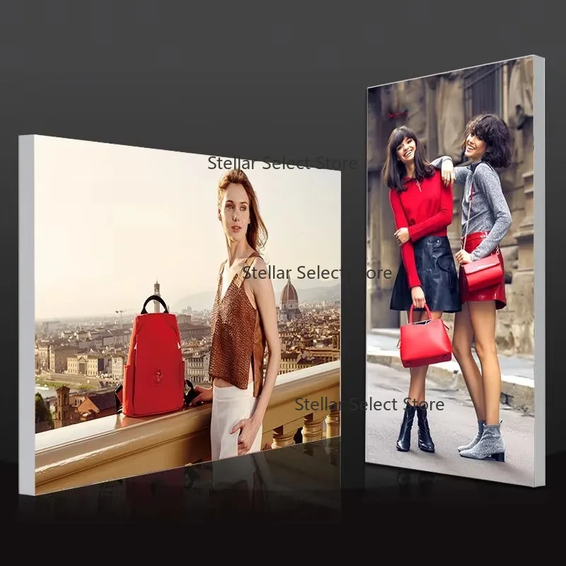 Hot Selling Package Lighting Banner Stand Screen Double Side Light Box Backdrop SEG Light Box Fabric Canvas