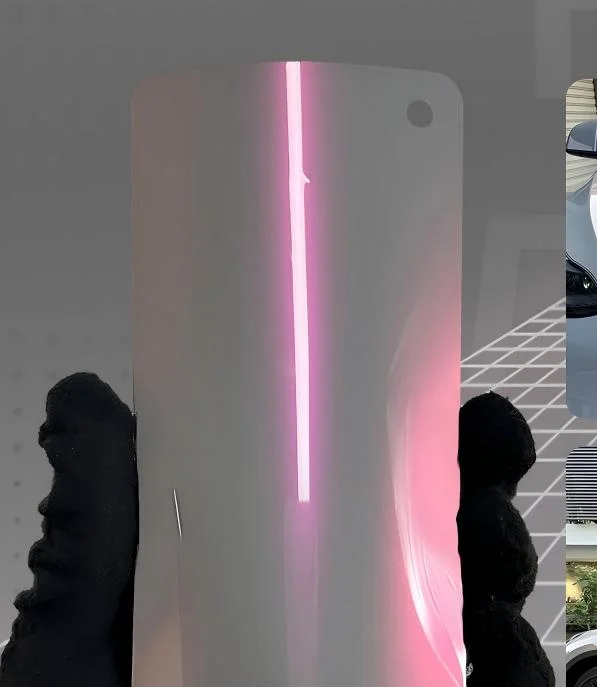 PETブロッサムピンクサテンパールカラーシフトビニールラップ自己修復スクラッチ＆UV耐性グロスPETカラーチェンジPPF