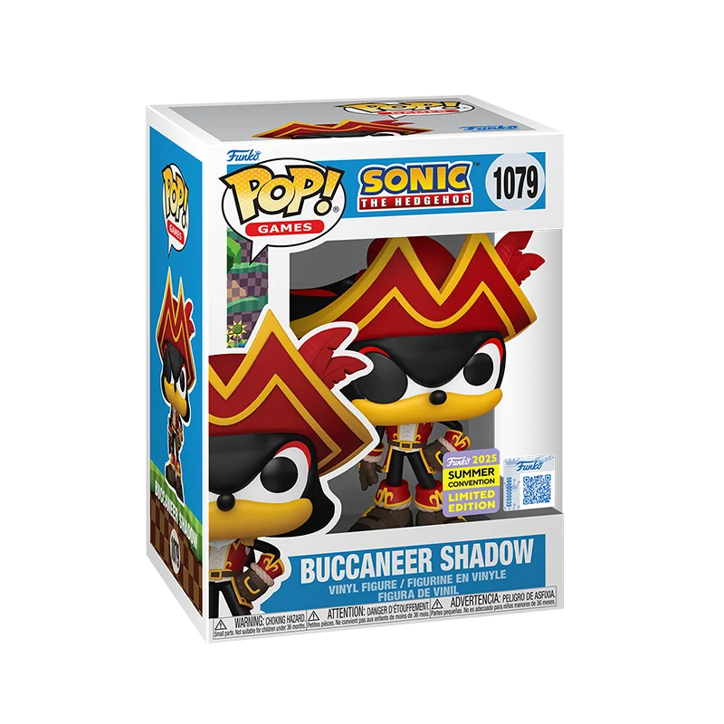 

Sonic The Hedgehog Funko Pop Video Games Buccaneer Shadow Peripheral Figurines Toys for Boys Gift Collectible Ornaments